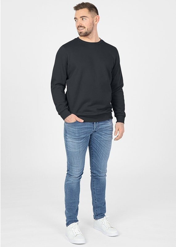 JAKO Sweat-Shirt Organic, anthrazit, Gr.XXL