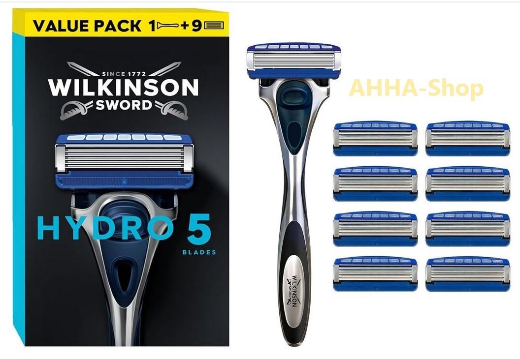 Wilkinson Hydro 5 Skin Protection Rasierer + 9 Ersatzklingen Wilkinson Hydro 5 Skin Protection Rasierer + 9 Ersatzklingen