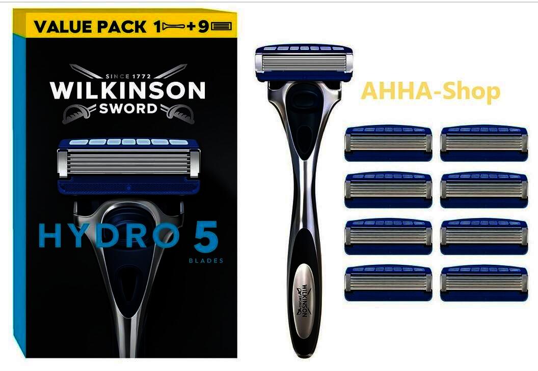 Wilkinson Hydro 5 Skin Protection Rasierer + 9 Ersatzklingen