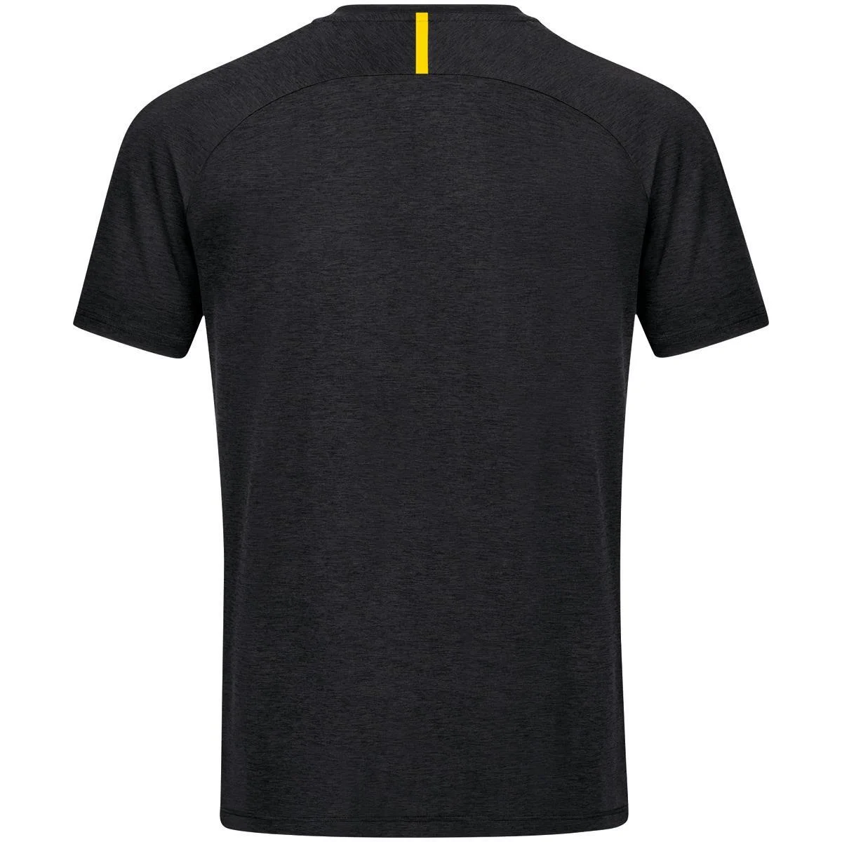 JAKO Herren T-Shirt Challenge, schwarz meliert/gelb, Gr.XXL