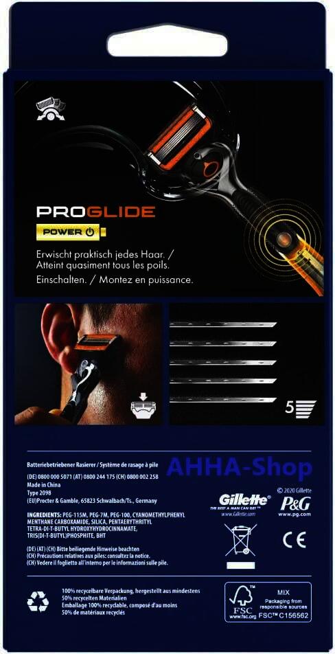 Gillette Fusion Proglide Power Rasierer