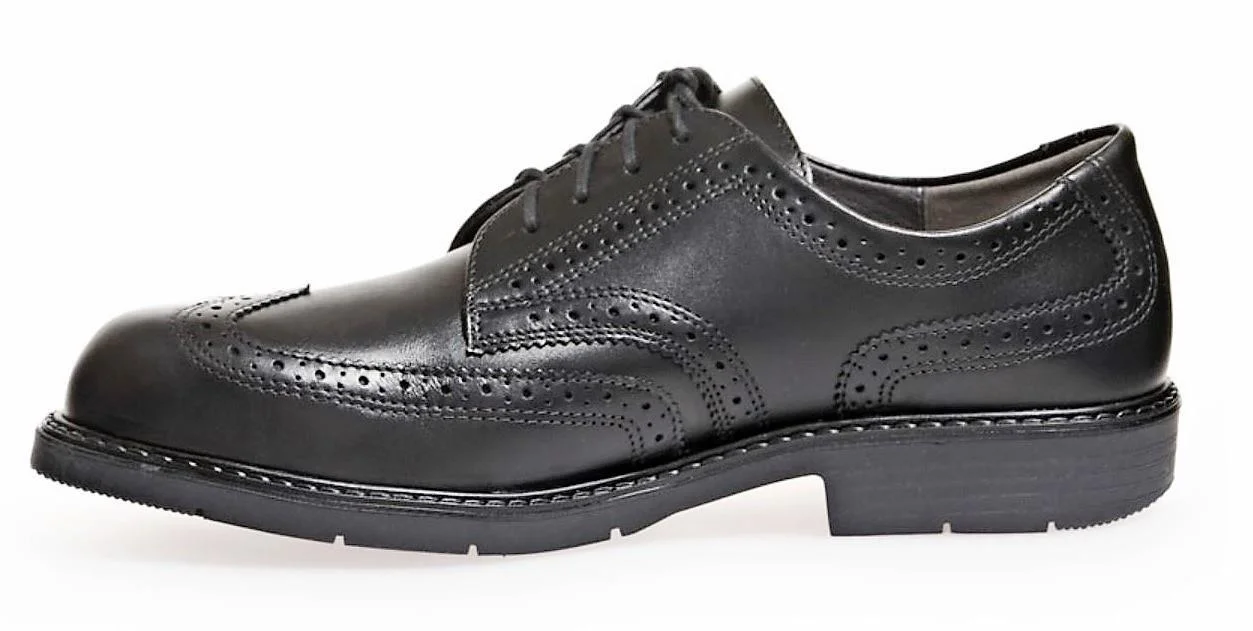 Abeba 33230 Business Men ESD Niedriger Schuh, S2, SRA, Schwarz, Größe 44