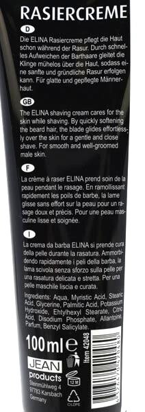 Rasiercreme Elina Classic Care Men, 5 x 100ml
