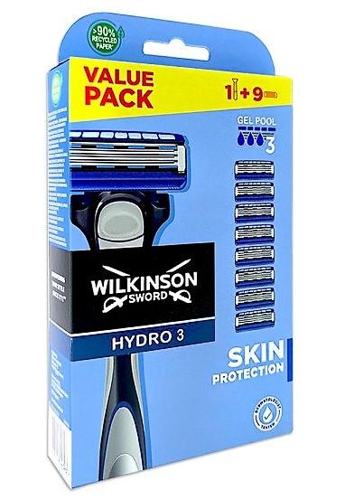 Wilkinson Hydro 3 Skin Protection Rasierer + 9 Ersatzklingen Wilkinson Hydro 3 Skin Protection Rasierer + 9 Ersatzklingen