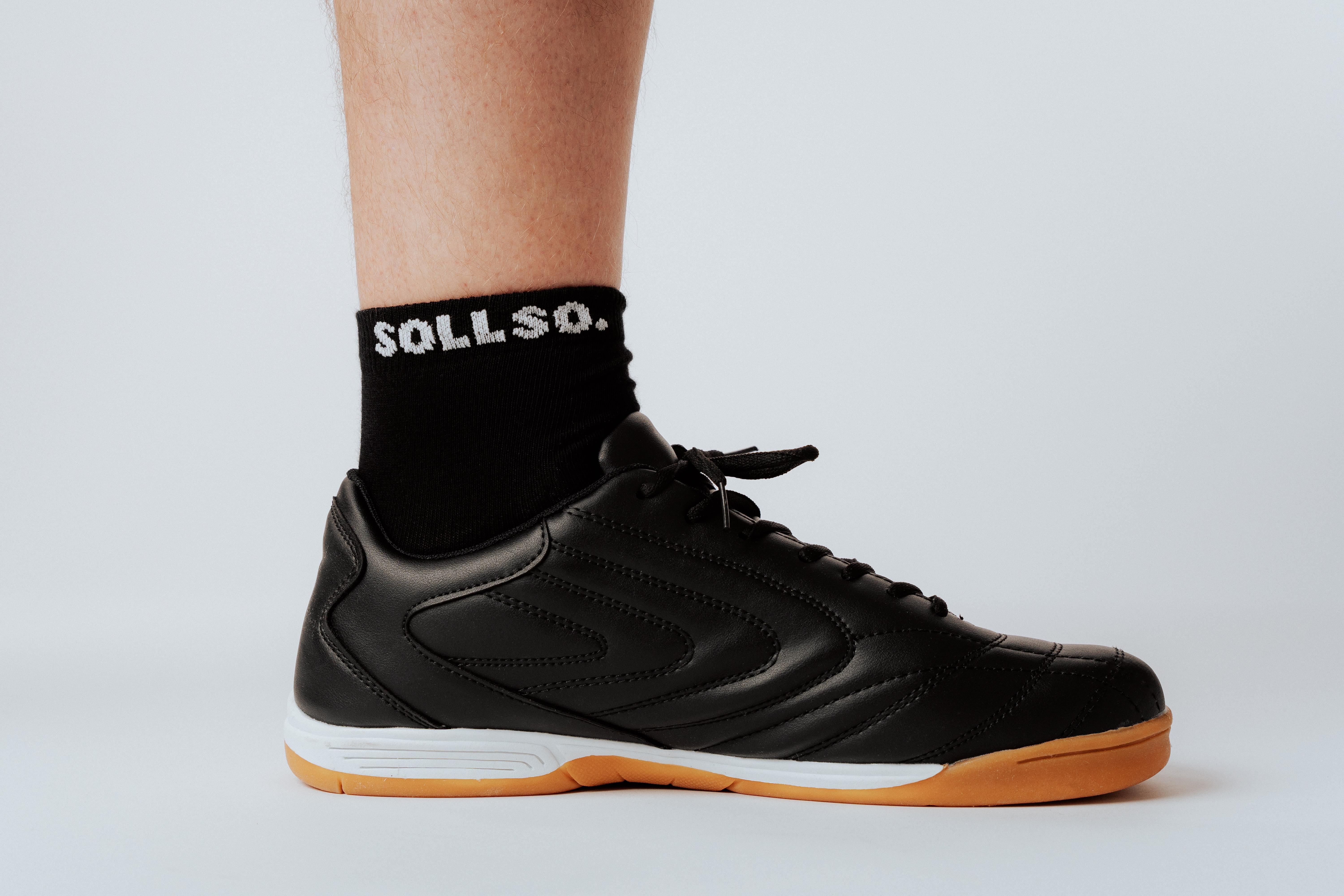 SOLLSO. Winter Herrensocke, Farbe Schwarz, Größe 39-42, 15 Paar