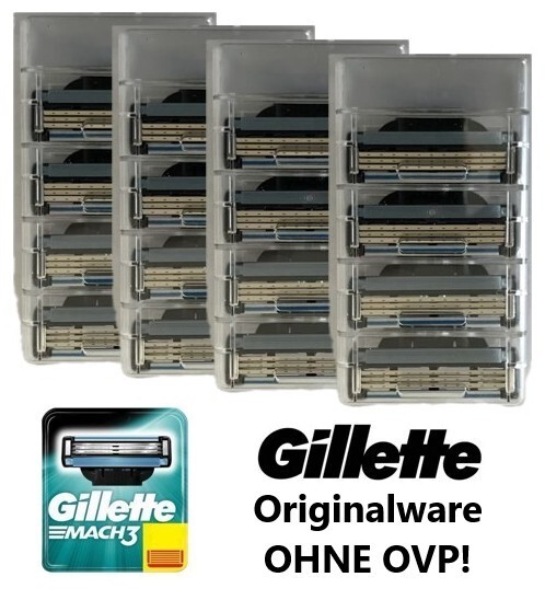 Gillette Mach3 Rasierklingen, 4 Stück/Pack