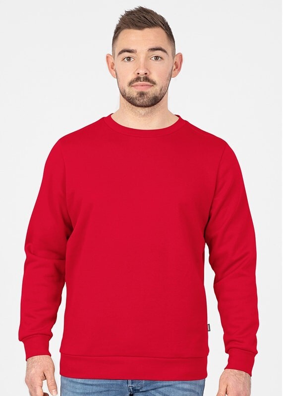 JAKO Sweat-Shirt Organic, rot, Gr.XL
