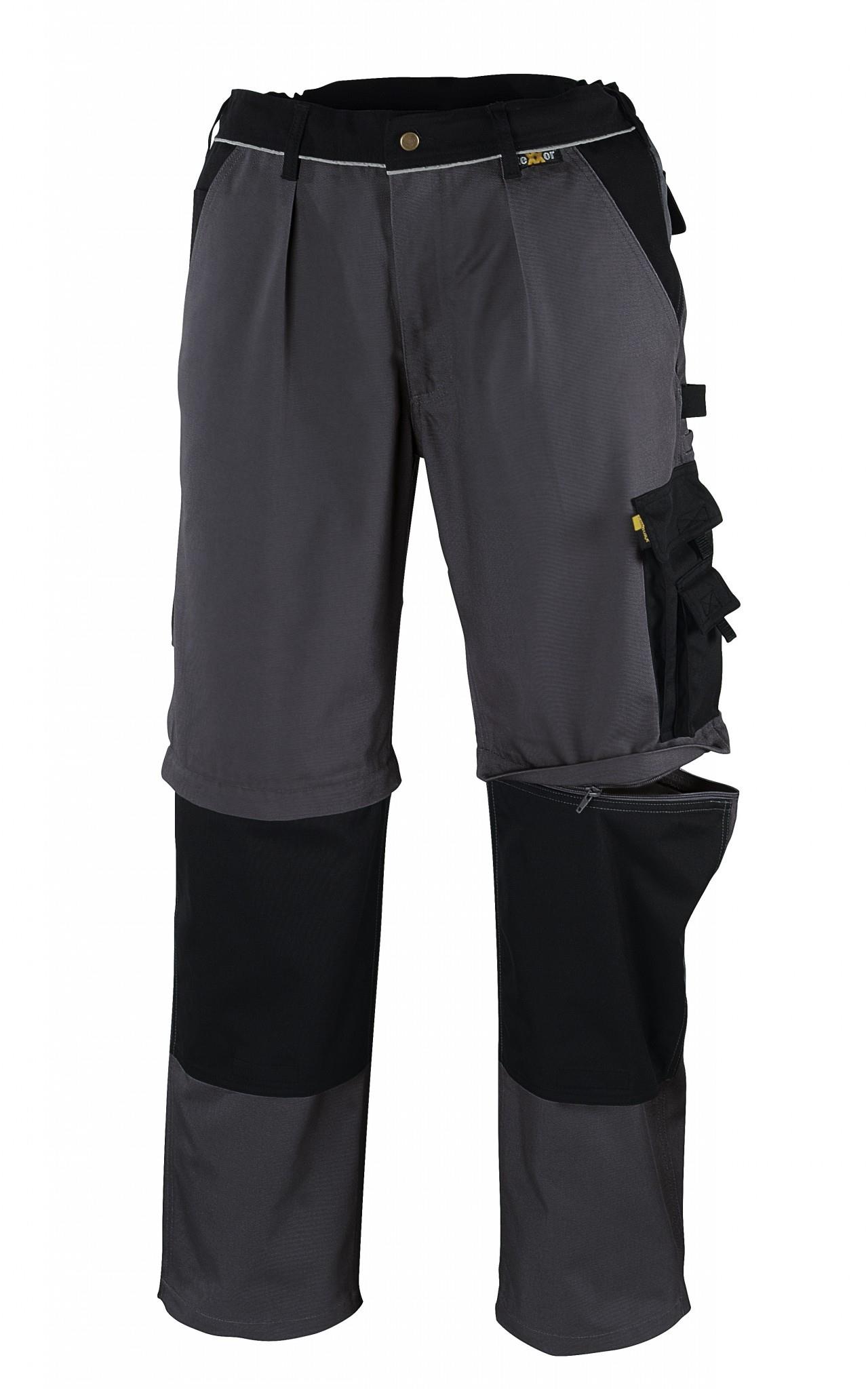 "2-in-1" Canvas-Bundhose (320 g/m²) „TOBAGO” Farbe grau/schwarz Größe 50 "2-in-1" Canvas-Bundhose (320 g/m²) „TOBAGO” Farbe grau/schwarz Größe 50
