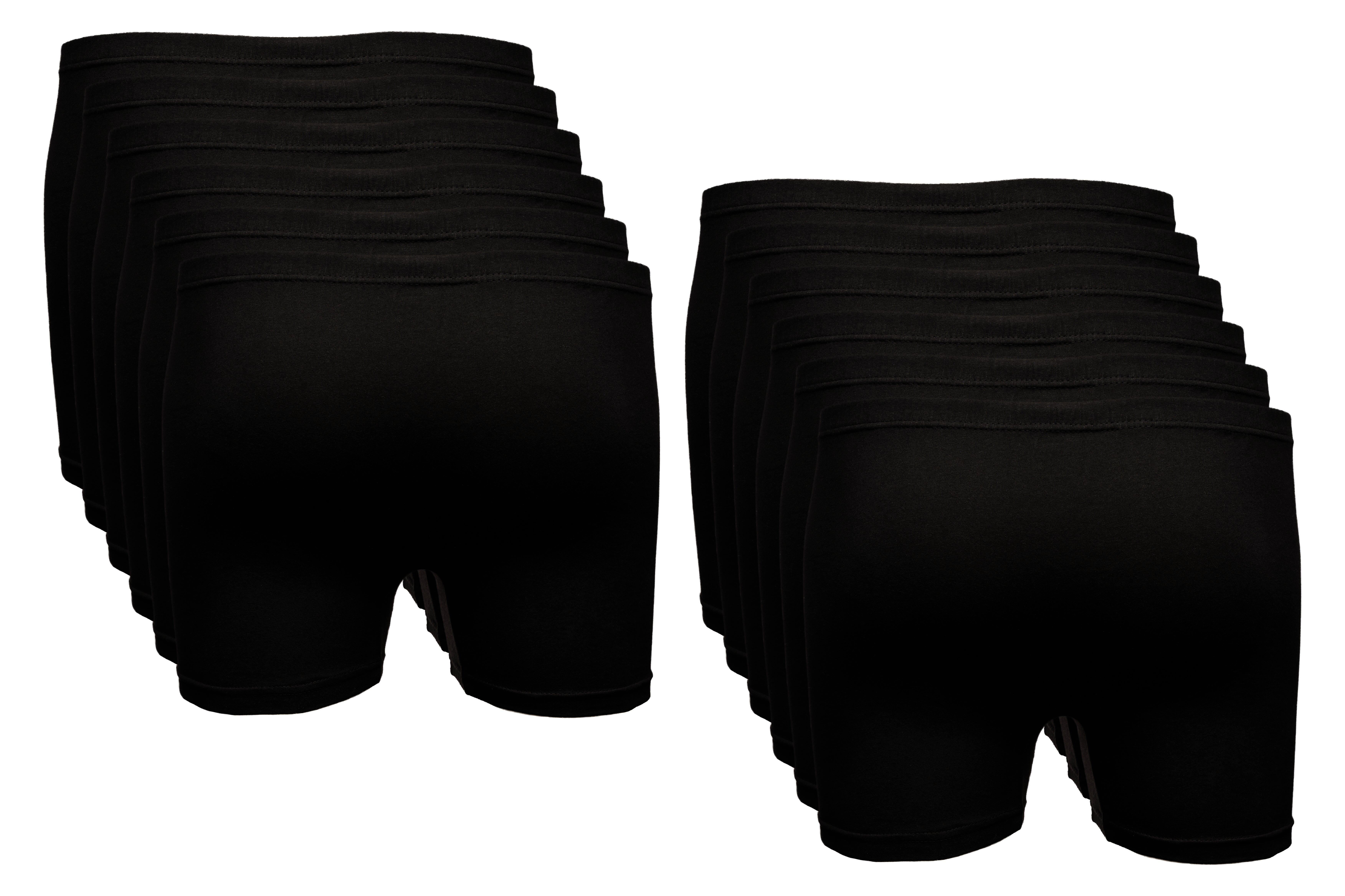 The BAKIS Herren Boxer Short, 4 x 3er Pack, schwarz, Größe 7
