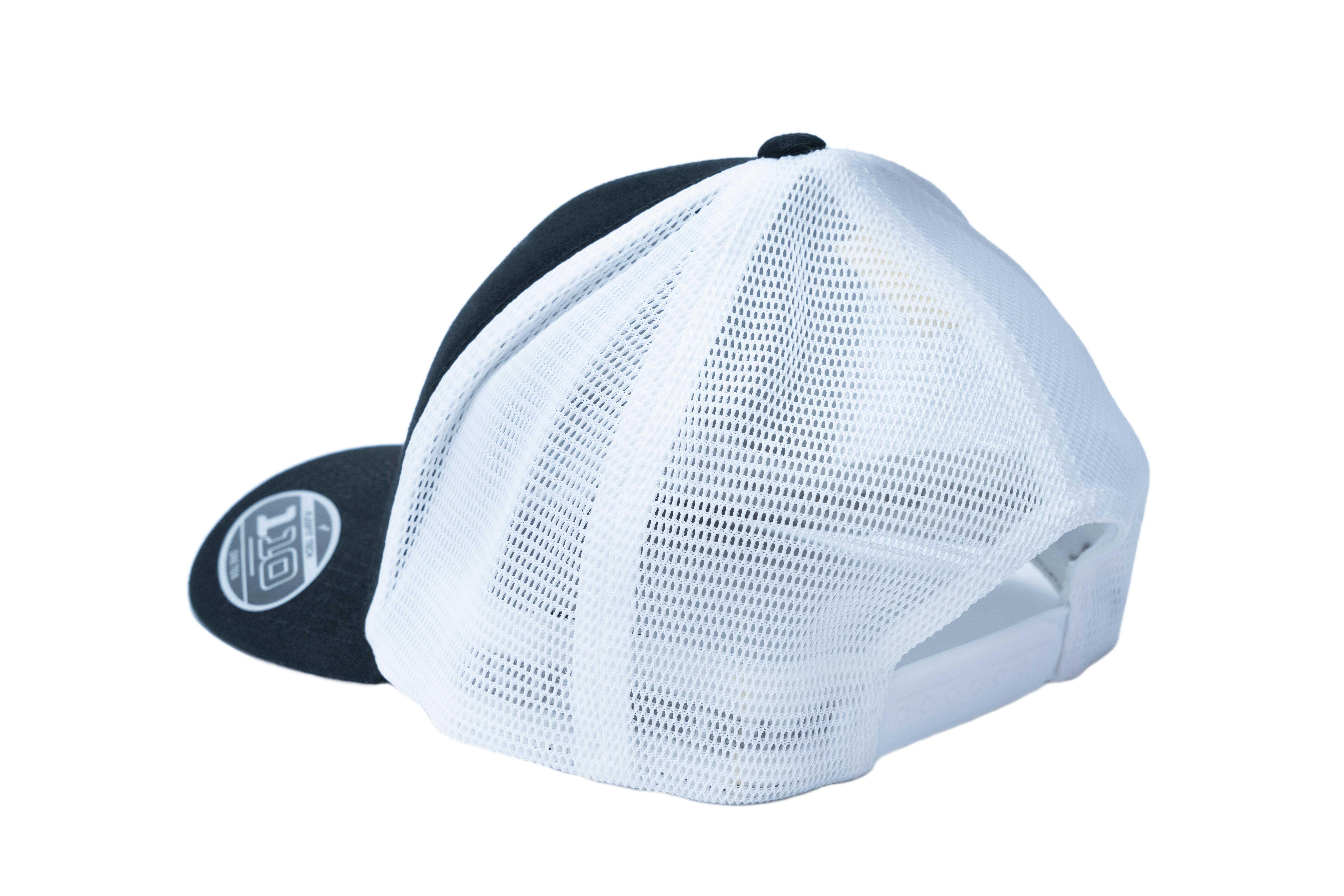 SOLLSO. Mesh 2-Tone Cap, Black-White