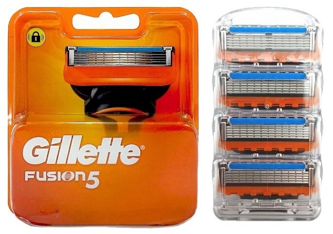 Gillette Fusion 5 Rasierklingen, 4 Stück/Pack im Blister ohne OVP