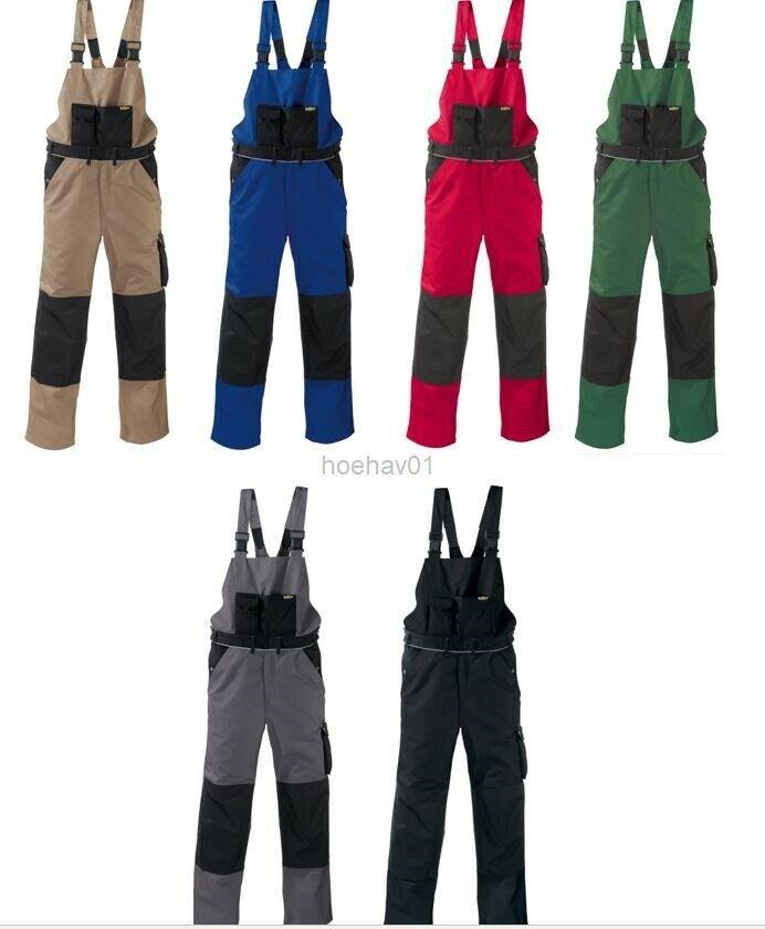 Canvas-Latzhose (320 g/m²) „AMAZONAS” Farbe khaki/schwarz, Größe 54 Canvas-Latzhose (320 g/m²) „AMAZONAS” Farbe khaki/schwarz, Größe 54