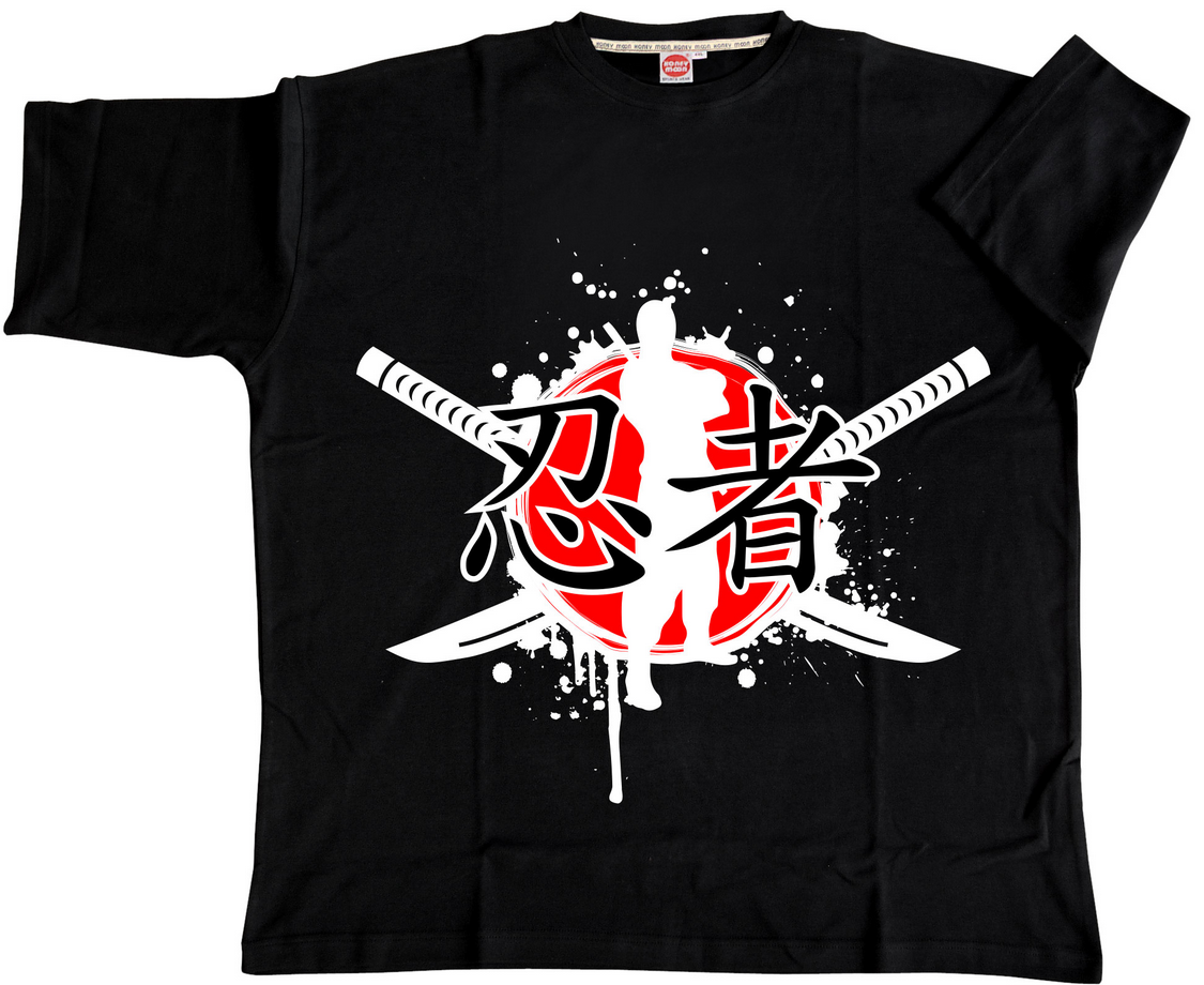 Honey Moon T-Shirt Japan, Farbe schwarz, Gr.6XL