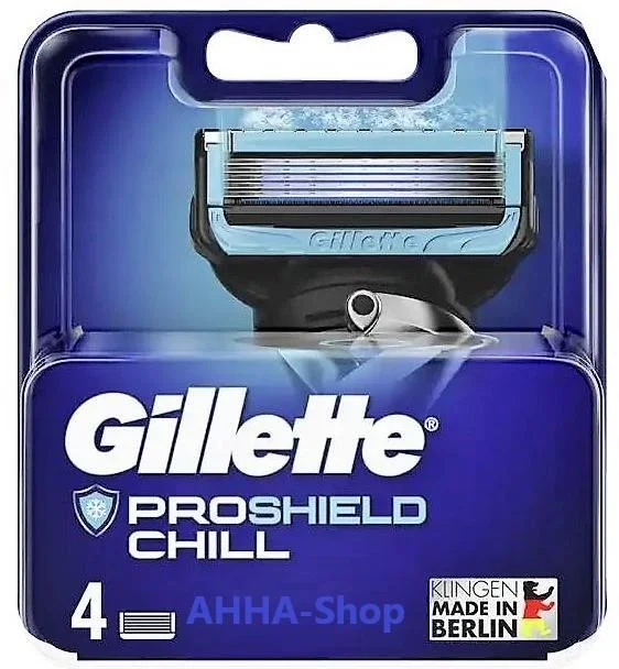 Gillette Fusion ProShiled Chill Rasierklingen 4er Pack