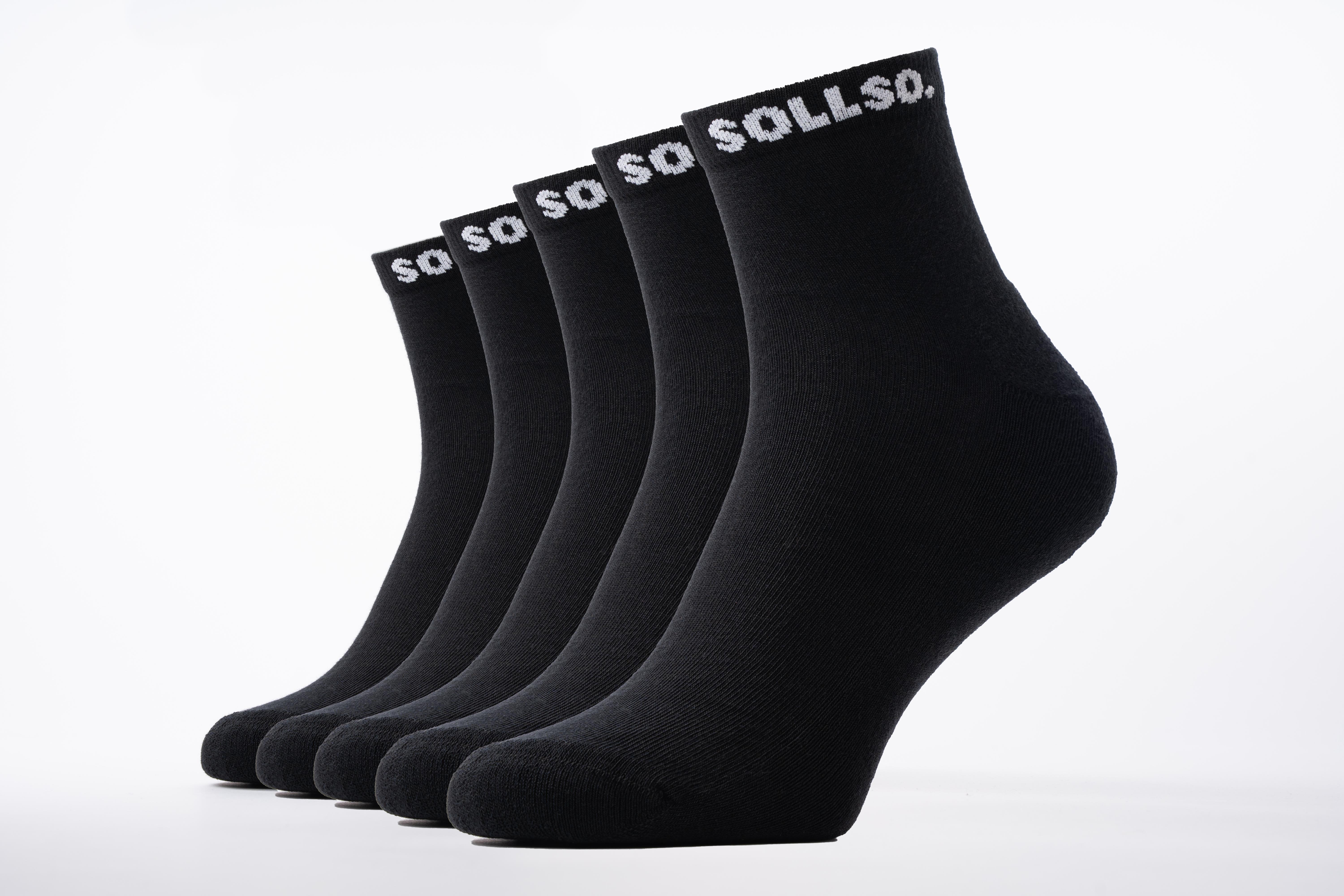 SOLLSO. Winter Herrensocke, Farbe Schwarz, Größe 39-42, 15 Paar