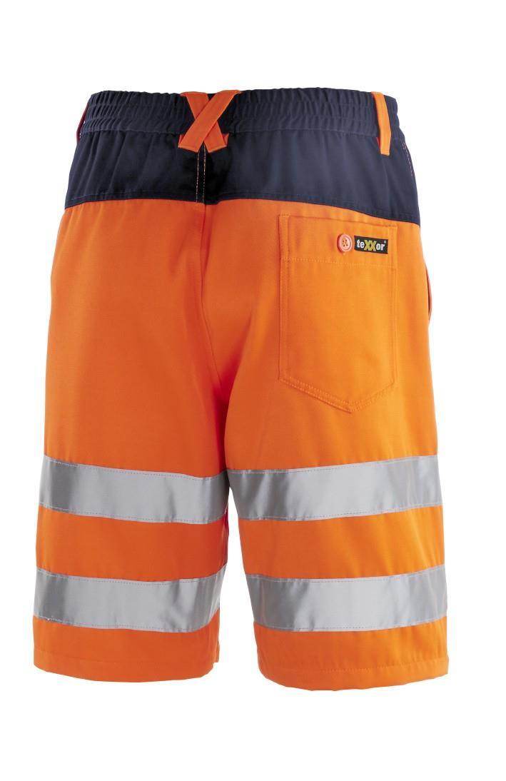 texxor Warnschutz Shorts Erie Arbeitshose 2 Reflexstreifen 