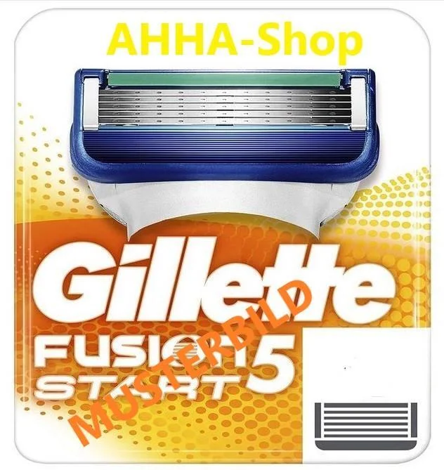 Gillette Fusion 5 Rasierklingen blau, 8 Stück im Blister, ohne OVP