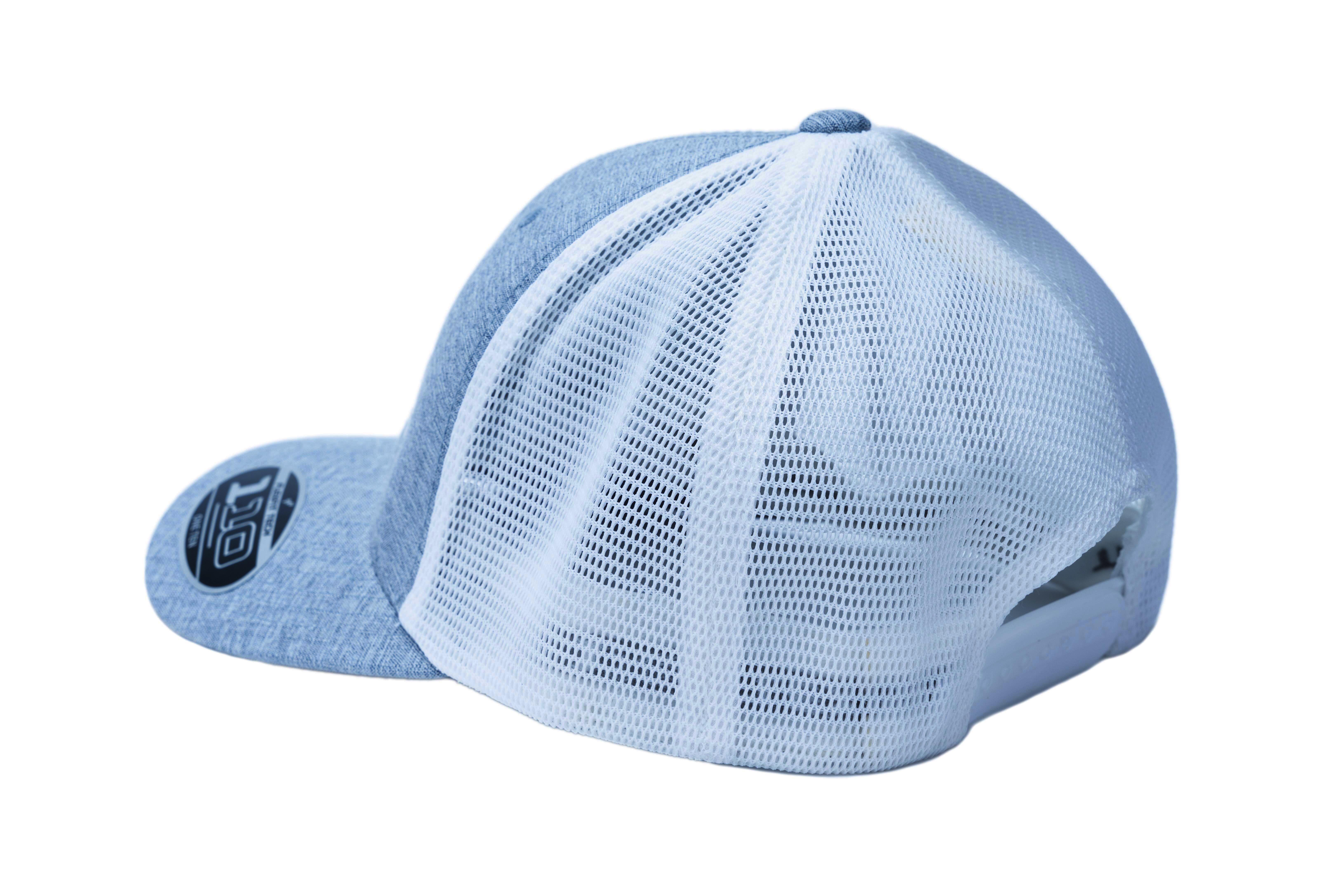 SOLLSO. Mesh 2-Tone Cap, Silver-White