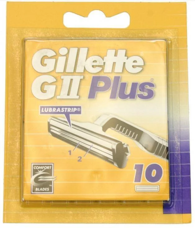 Gillette GII Plus Klingen, 10 Stück