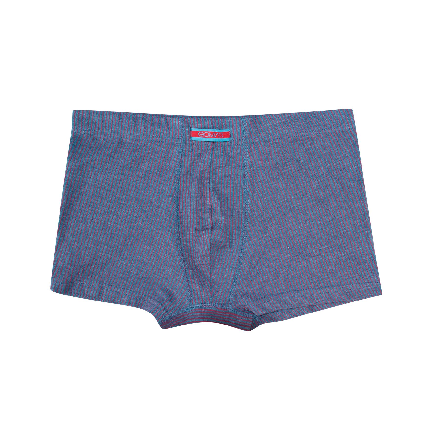 Herren Pants 29402, uni/längsgestreift, versch. Farben, 8er-Pack, Gr.7