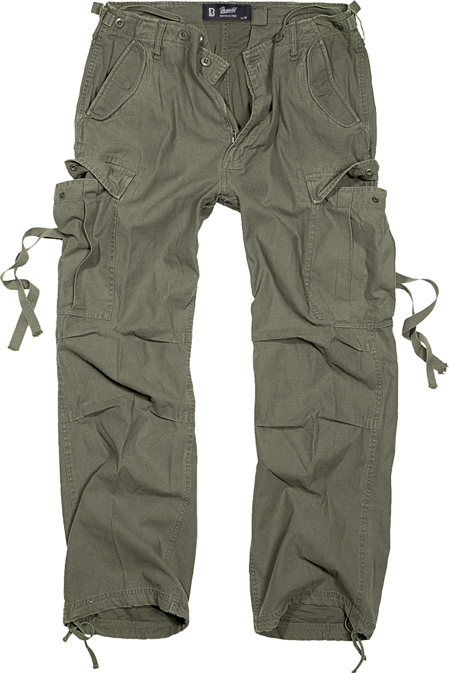Brandit M65 Vintage Trousers oliv, Größe S