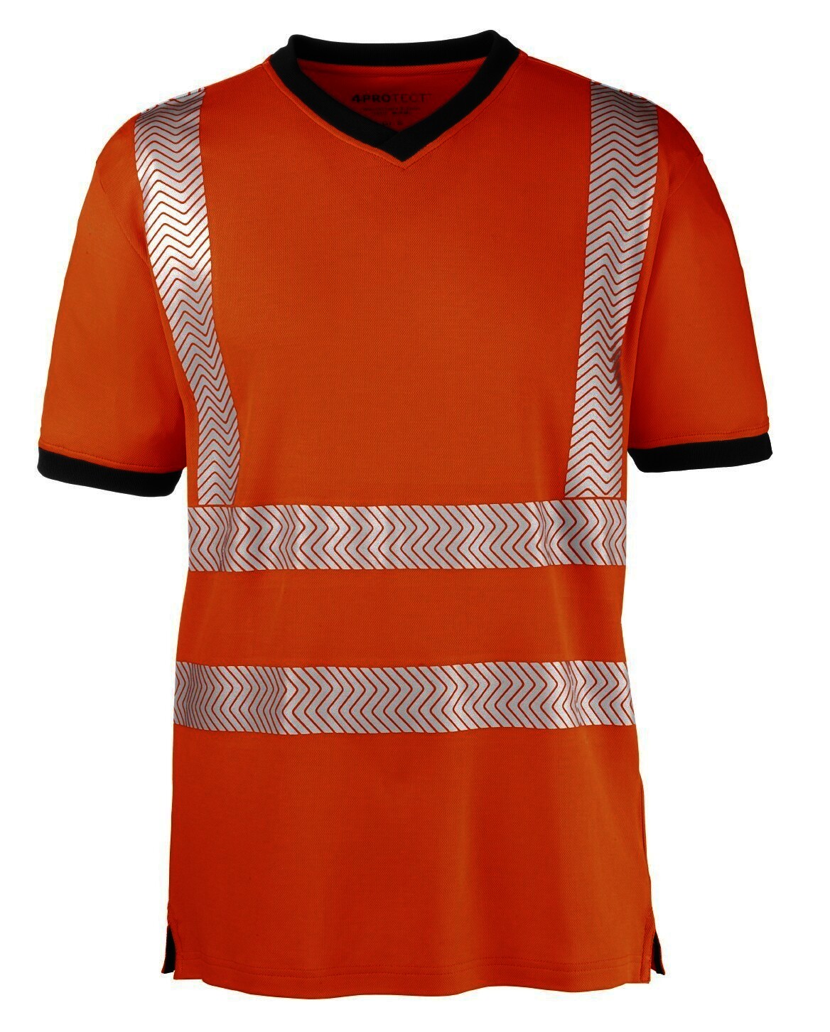 4PROTECT® Warnschutz T-Shirt mit UV-Schutz, leuchtorange, Gr.L