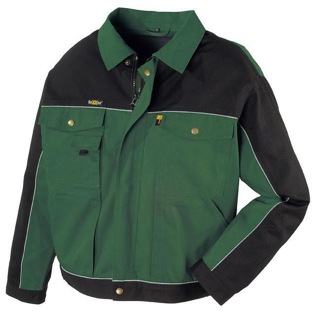 Canvas-Bundjacke (320 g/m²) „RIO” Farbe grün/schwarz Größe L
