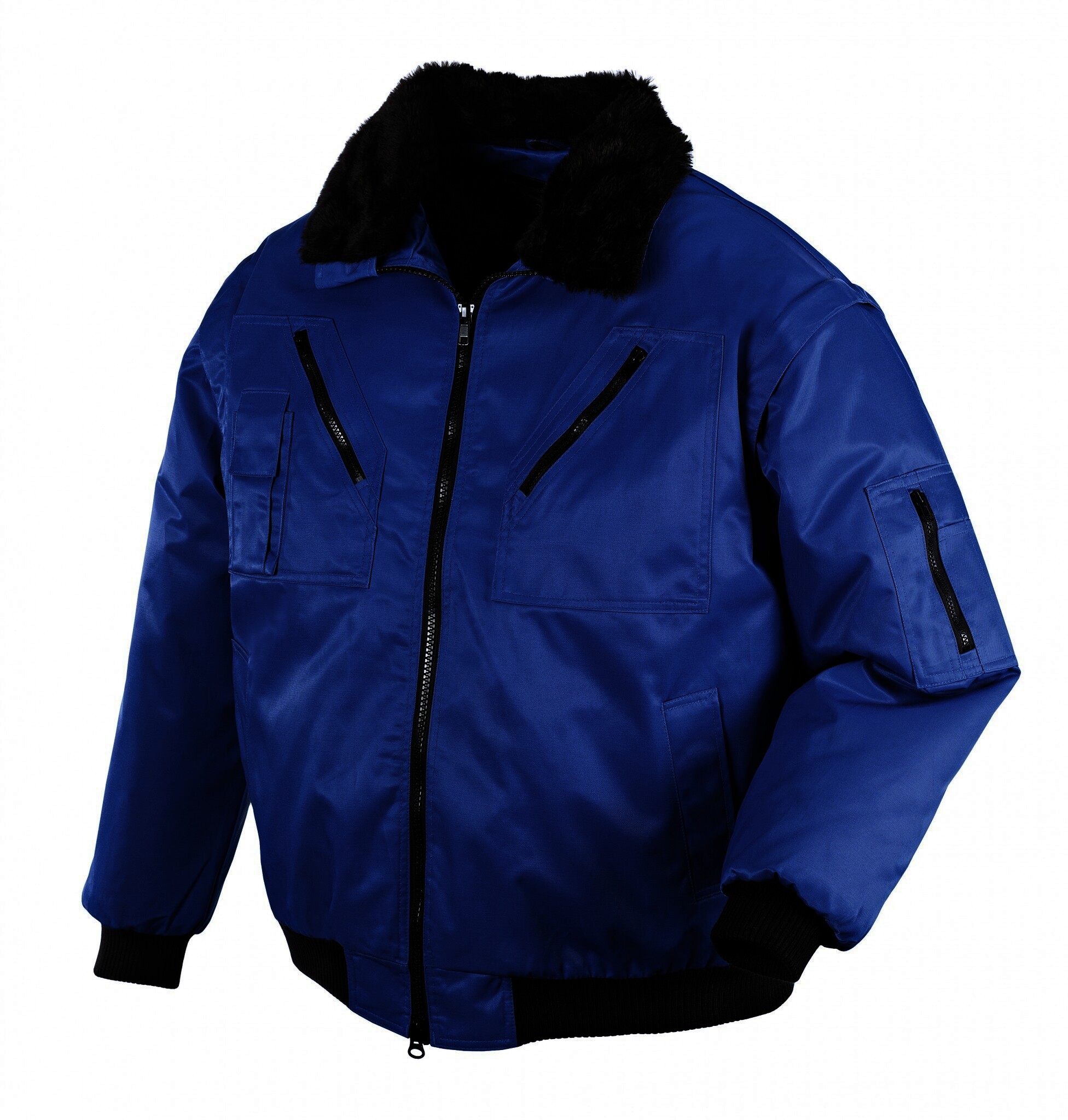 teXXor Piloten Oslo Arbeitsjacke mit abnehmbaren Ärmeln kornblau, 4171