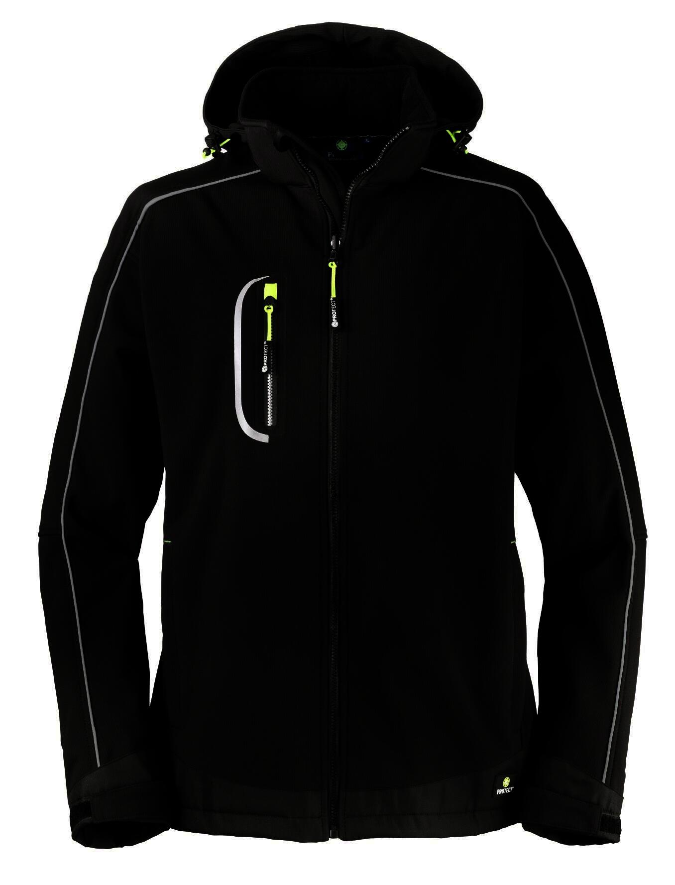 Softshell-Jacke MONTANA, schwarz, Gr.XL