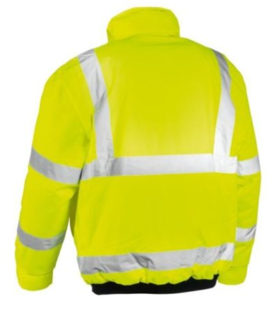 teXXor Warnschutz-Pilotenjacke Whistler wasserdichte, winddichte Arbeitsjacke, leuchtgelb, 4118