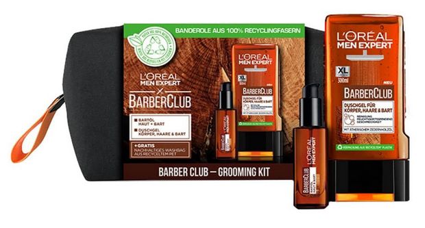 L´Oreal Men Expert BarberClub crooming kit/ Geschenkset mit Washbag