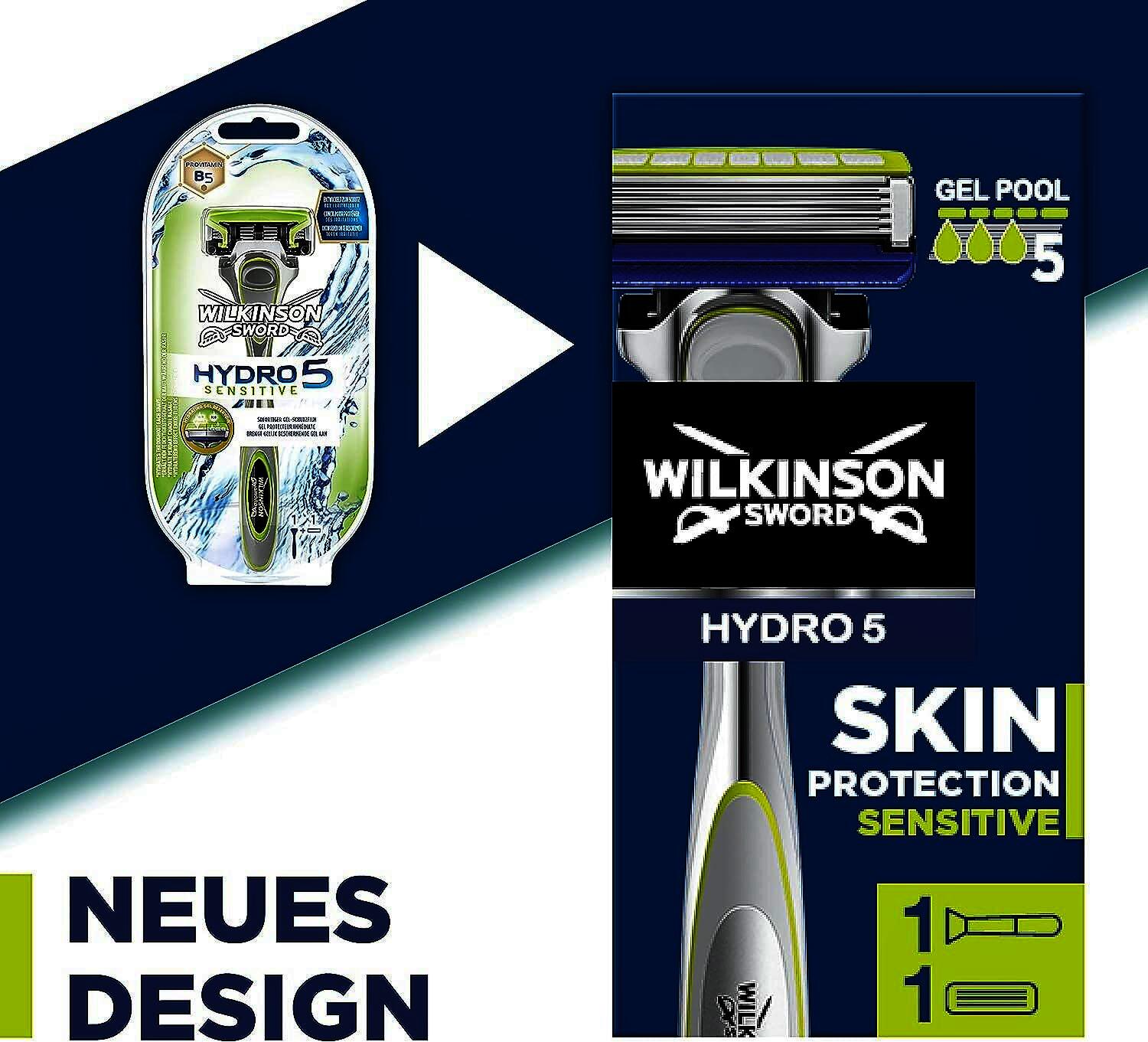 Wilkinson "Hydro 5 Skin Protection 
Sensitive Rasierer"