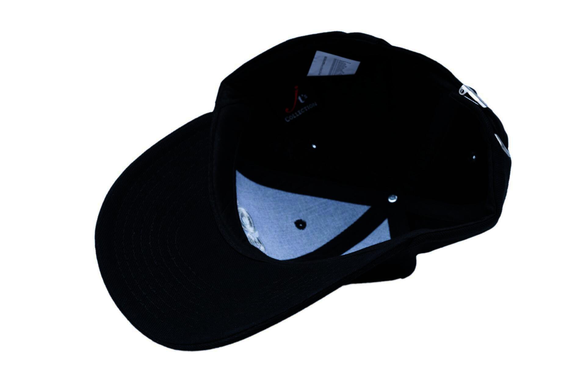 6 Panel Strong Front Raver Cap, „Menschen Herz 4 Tiere e.V.“, Schwarz