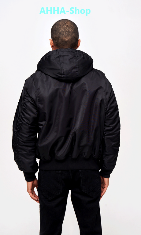 Brandit CWU Jacket hooded schwarz, Größe 4XL