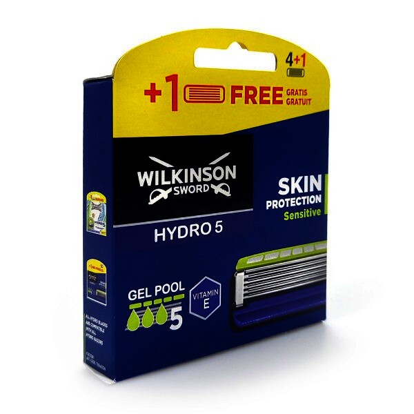 Wilkinson "Hydro 5 Skin Protection 
Sensitive Klingen 4-1