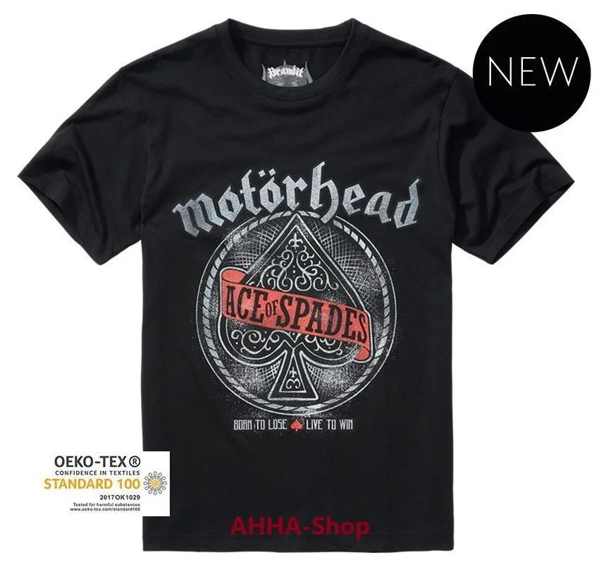 Brandit MOTÖRHEAD T-Shirt "Ace of Spades" schwarz, Größe XXL