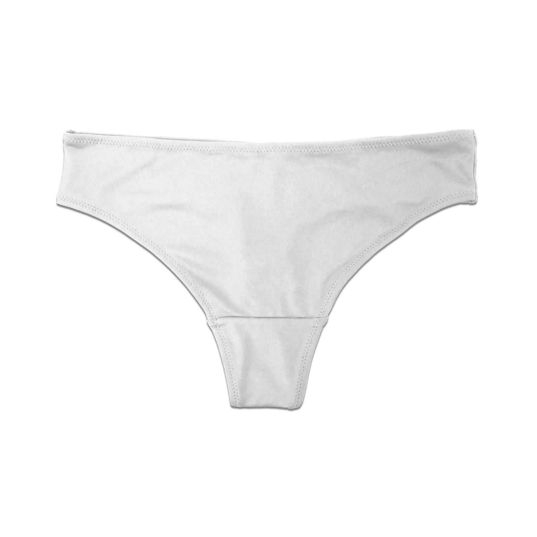 Damen String Tanga grau 4er Größe 36/38
