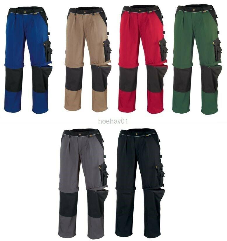 "2-in-1" Canvas-Bundhose (320 g/m²) „TOBAGO”  Farbe: khaki/schwarz Größe 54 "2-in-1" Canvas-Bundhose (320 g/m²) „TOBAGO”  Farbe: khaki/schwarz Größe 54