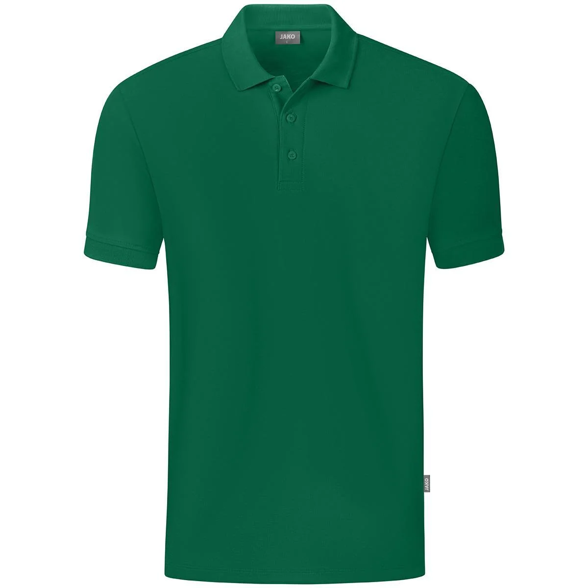 JAKO Herren Polo-Shirt Organic, grün, Gr.XXL