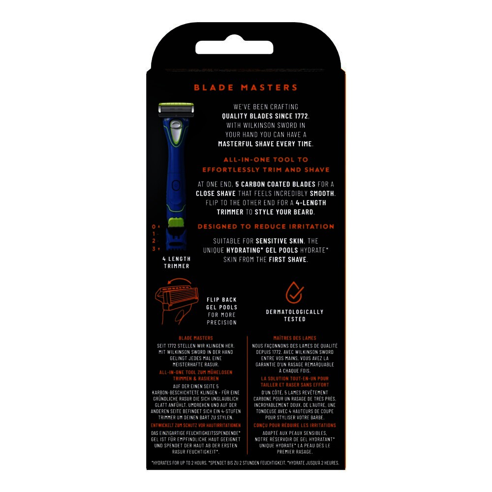 Wilkinson Hydro 5 Groomer Rasierapparat, Trimmer, Styler mit 1 Klinge