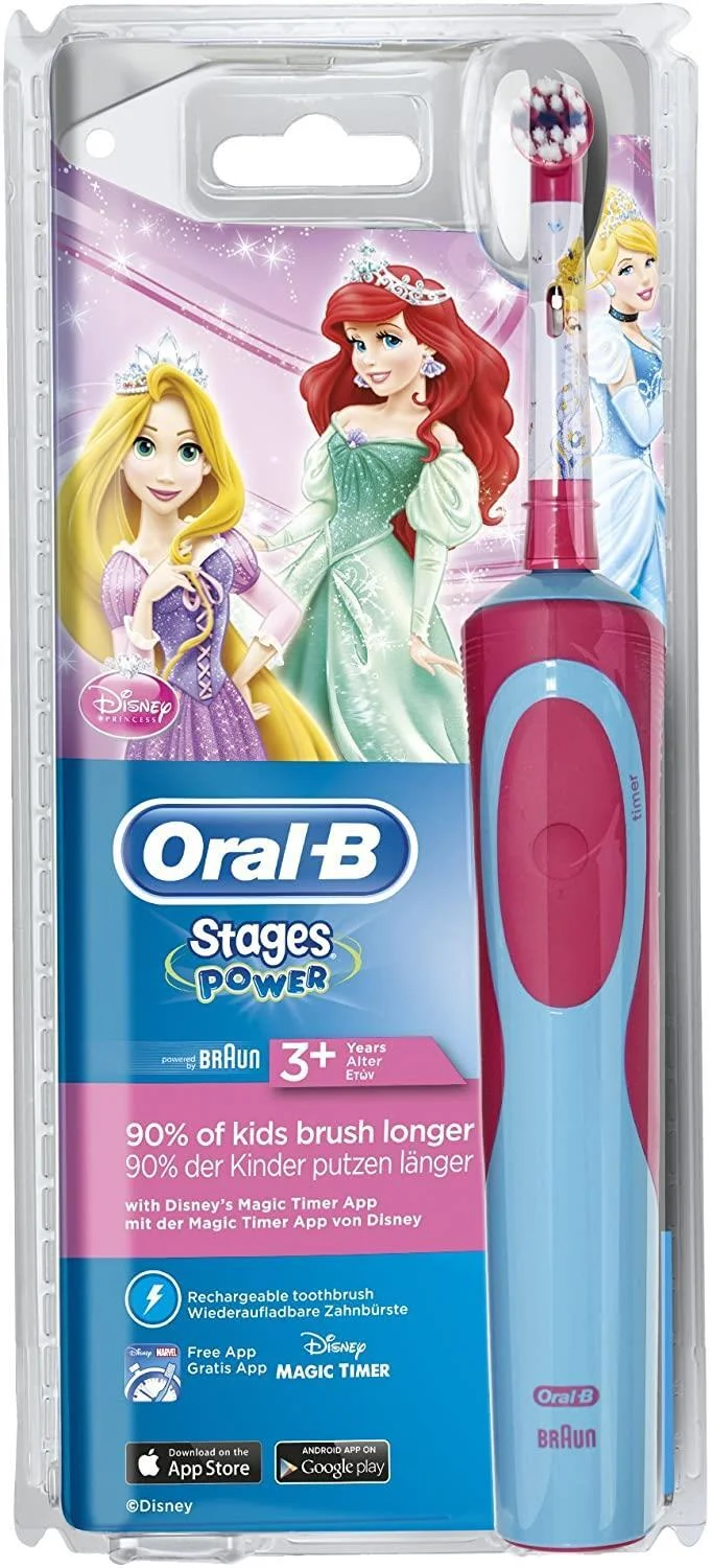 Oral-B Kids Elektrische Zahnbürste mit Prinzessin