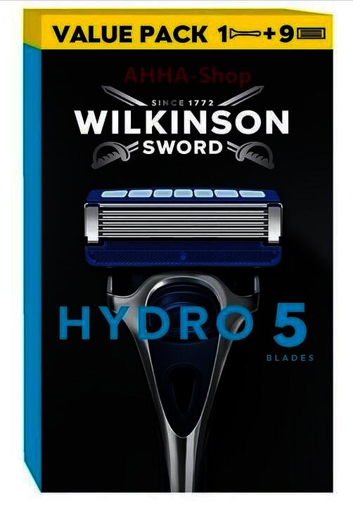Wilkinson Hydro 5 Skin Protection Rasierer + 9 Ersatzklingen