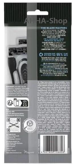 Wilkinson Extra 3 Essentials Black, Einwegrasierer, 6er Pack Wilkinson Extra 3 Essentials Black, Einwegrasierer, 6er Pack