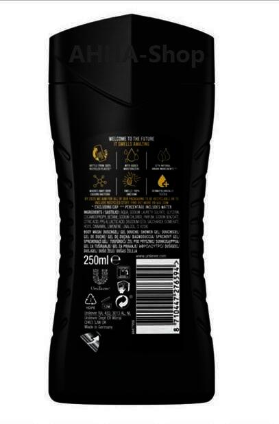 4er-Pack AXE 3 in 1 Duschgel Alaska, 4x250ml
