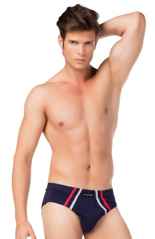 The Bakis Herren Baumwolle Sports Slips,  6er-Pack, mehrfarbig, Größe 7