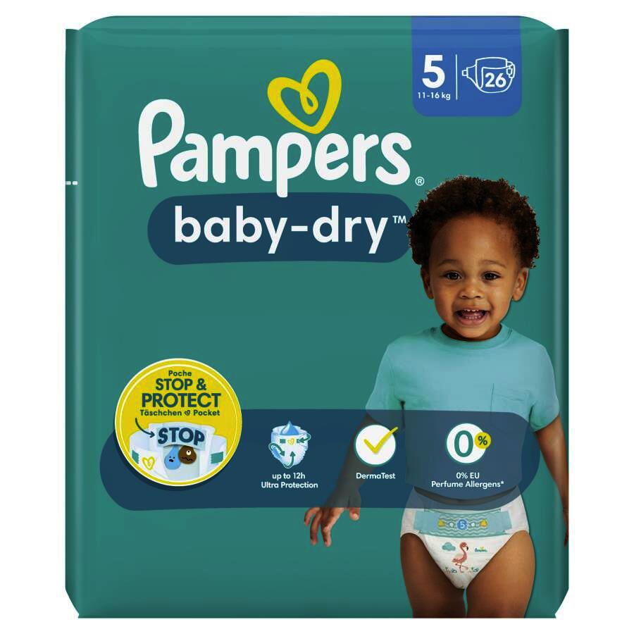 Pampers baby-dry Windeln Gr.5 4 x 
26 Stck. Packung