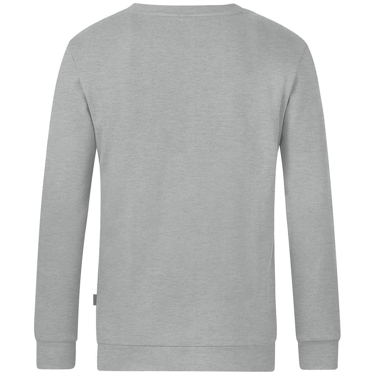 JAKO Sweat-Shirt Organic, hellgrau meliert, Gr.XXL