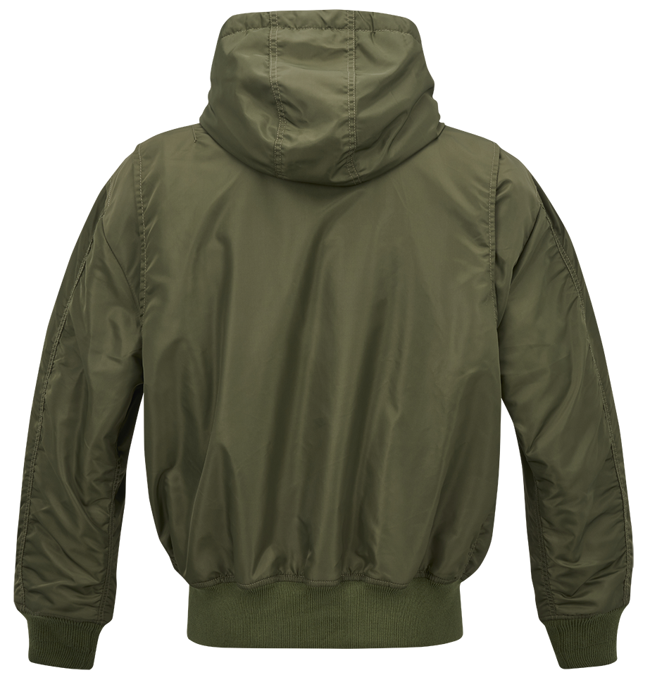 Brandit CWU Jacket hooded oliv, Größe 4XL