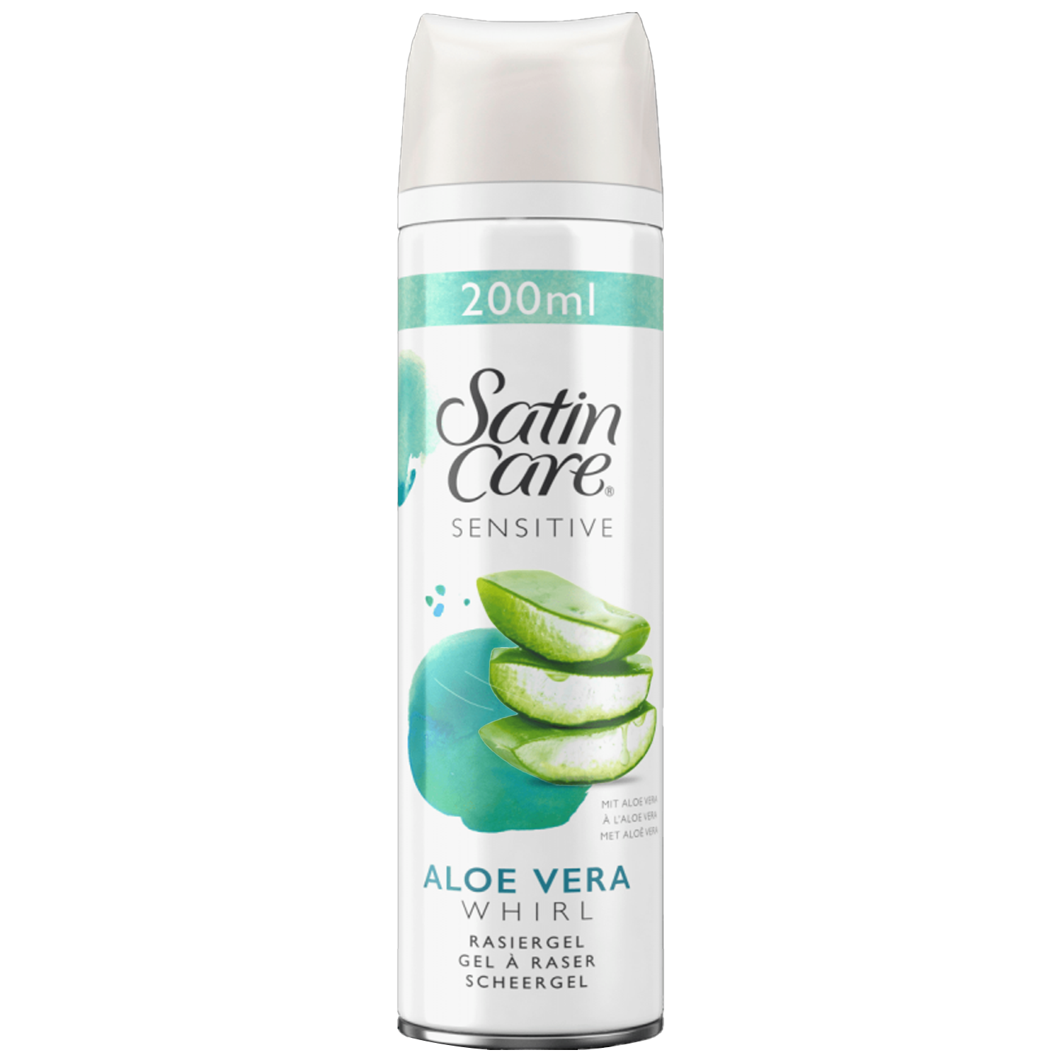 Gillette Satin Care Sensetive Aloe Vera Rasiergel 2x200ml
