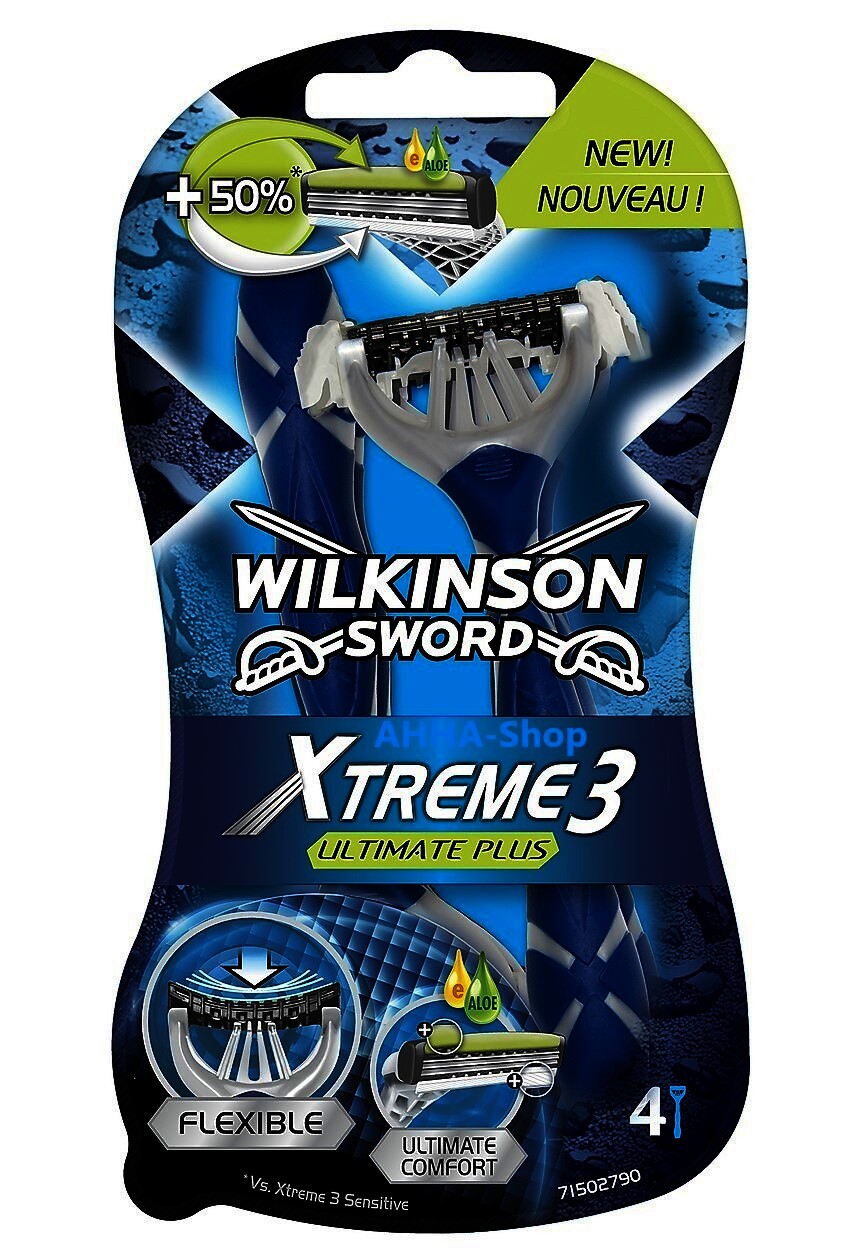 Wilkinson Xtreme3 Ultimate Plus Einweg 4er Pack